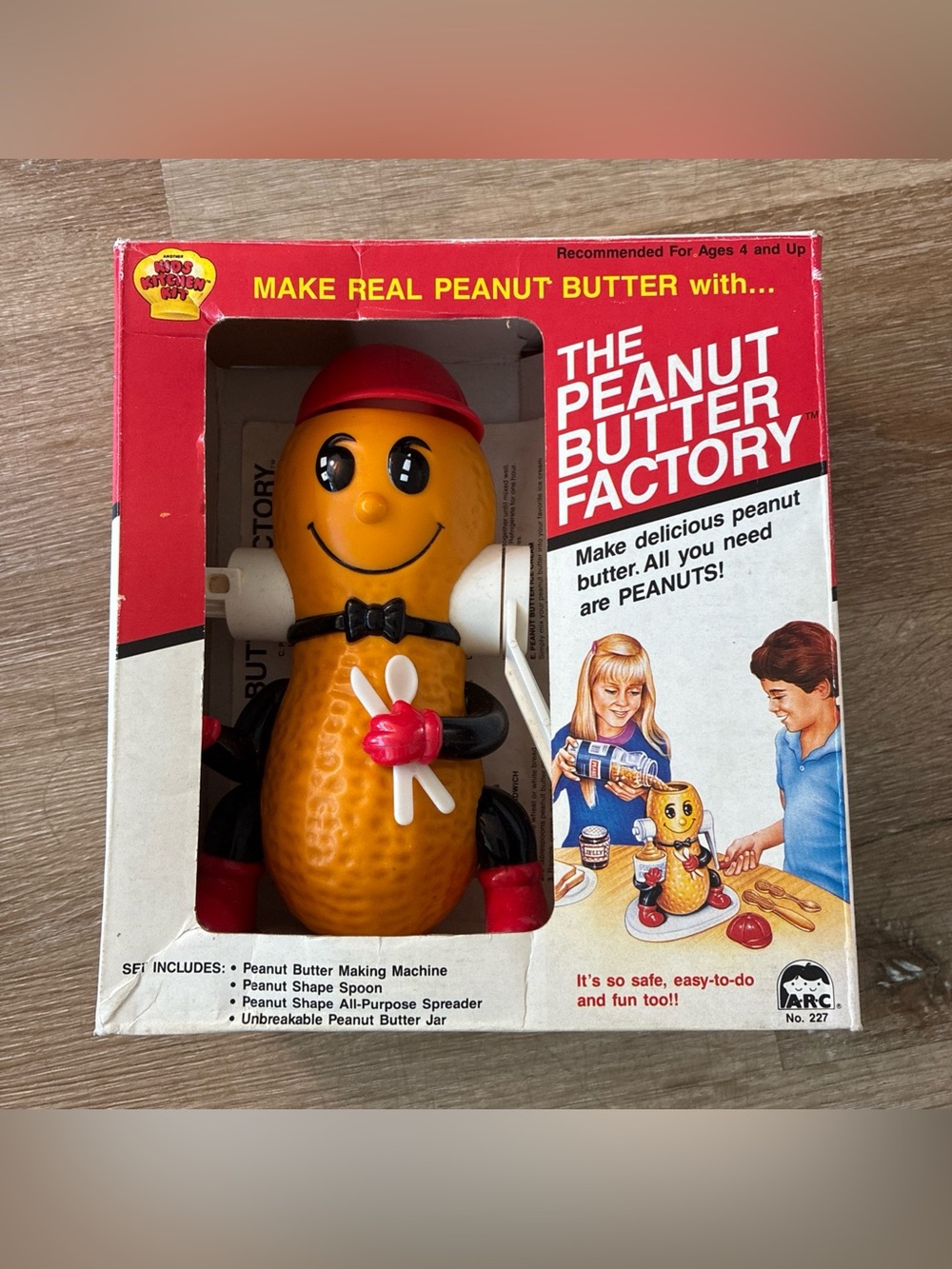 Vintage 1995 "The Peanut Butter Factory" By Broadway Toys Used Good Condition